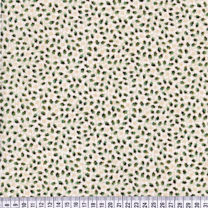 Mini Holly & Star - Christmas Cotton Fabric - Half Metre Bundle
