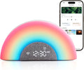 Momcozy DreamSync Tech  Smart Baby Sound Machine Rainbow Light & App Control