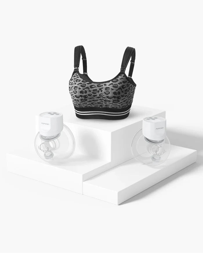 Momcozy S12 Pro Bra Bundle ( S12 Pro Wearable Breast Pump- Double + Pumping Bra )