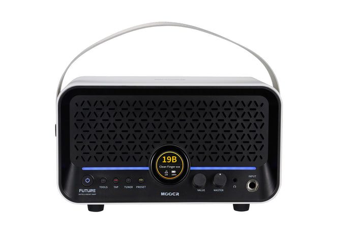 Ampli F15i Li, 15W, écran tactile, 55 modélisations d'amplis, 69 effets, batterie rechargeable, Bluetooth, USB-C, blanc