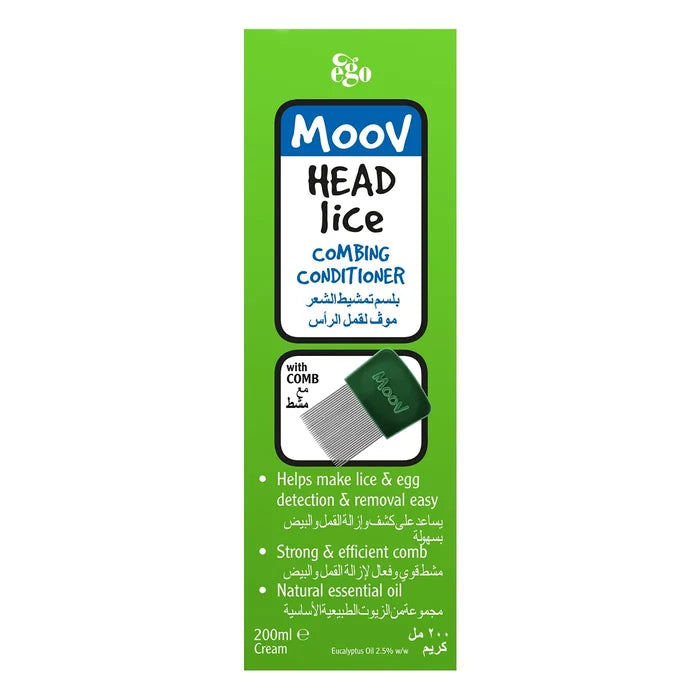 Moov Head Lice + Comb Hair Conditioner (200 ML)