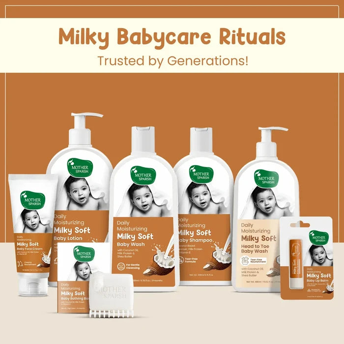 Mother Sparsh Daily Moisturizing Milky Soft Baby Lotion (200ML)