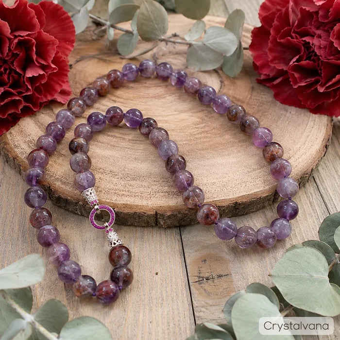 Amethyst Phantom Necklace Crystalvana