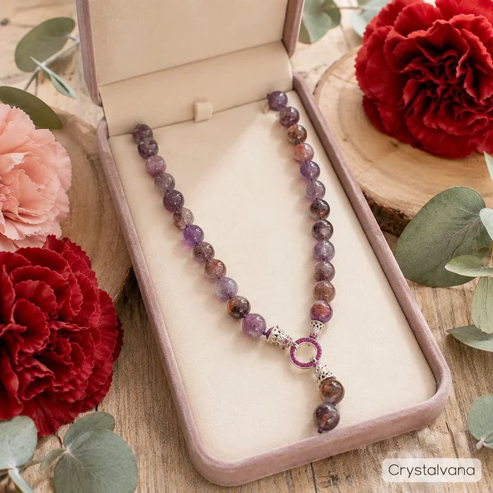 Amethyst Phantom Necklace Crystalvana 5