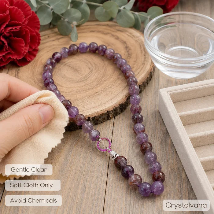 Amethyst Phantom Necklace Crystalvana 6