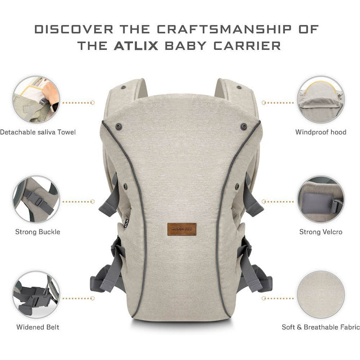 Neobreez Atlix 3 In 1 Convertible Baby Carrier Newborn To Toddler