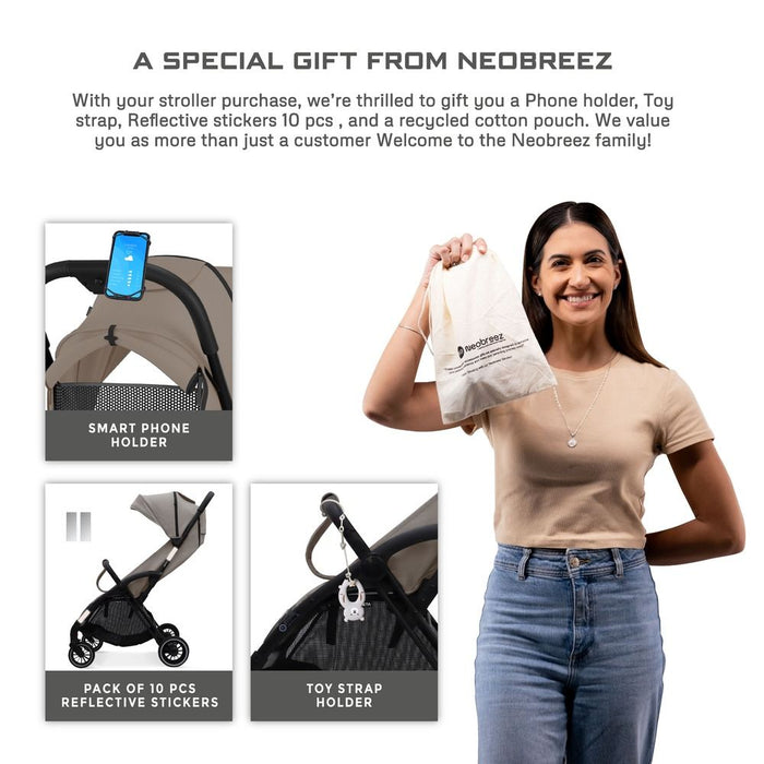 Neobreez Theta Auto Fold Compact Lightweight Travel Stroller