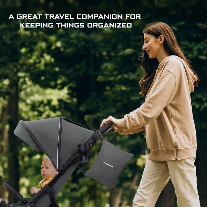 Neobreez Wet & Dry Bag Leak Proof For Diaper Bag/Stroller (Grey)