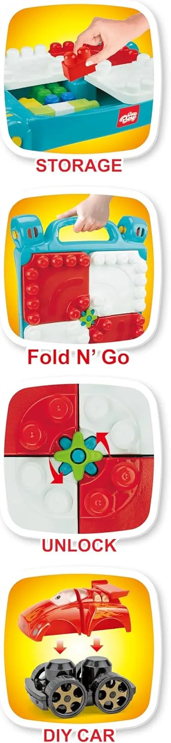 New Boy Blocks Race Track (50 Pcs)
