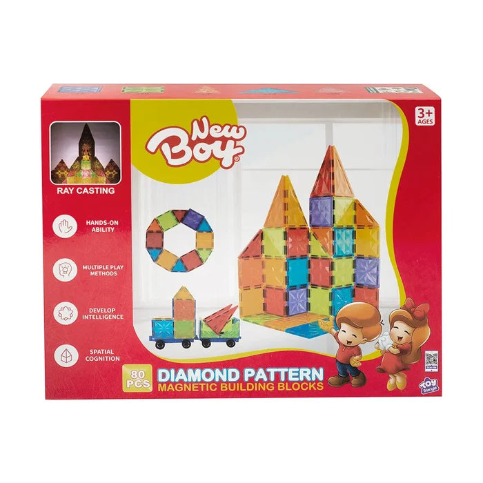 New Boy Magnetic Building Block (80 Pcs)