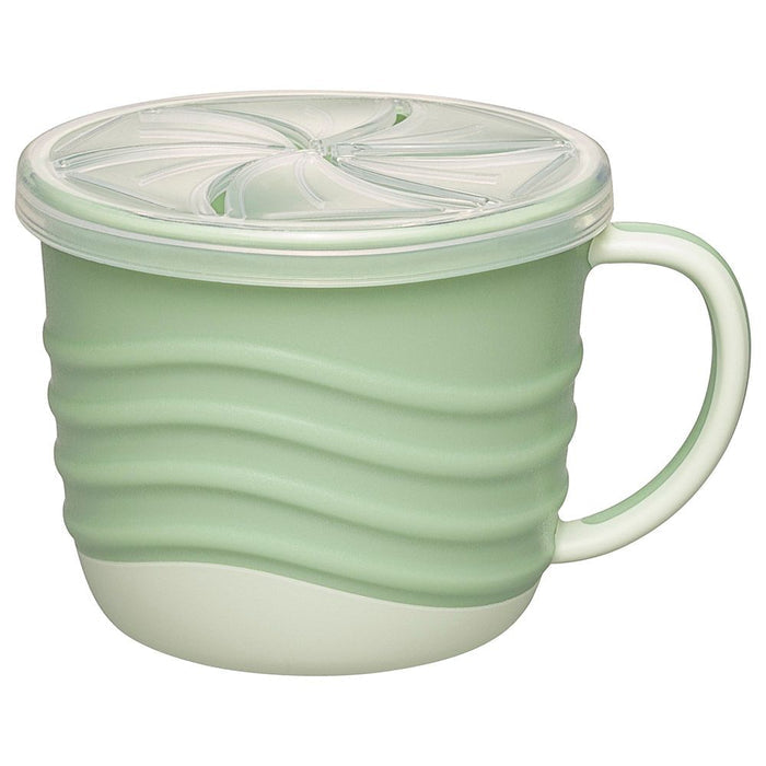Nip 2 In 1 Snackbox With Anti Slip Handle - Green (250ml)