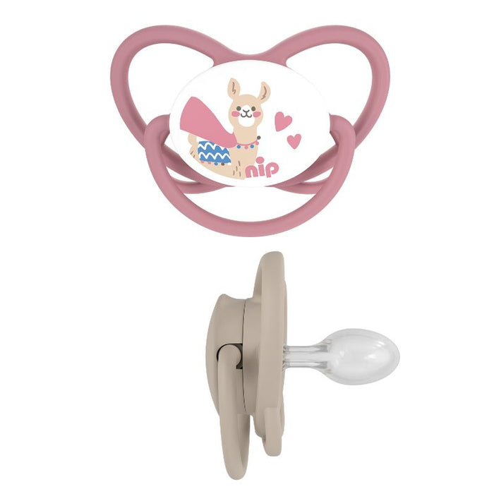 Nip Butterfly Orthodontic Soother With Ring - Size 2 (5-18 Months) - Pack of 2