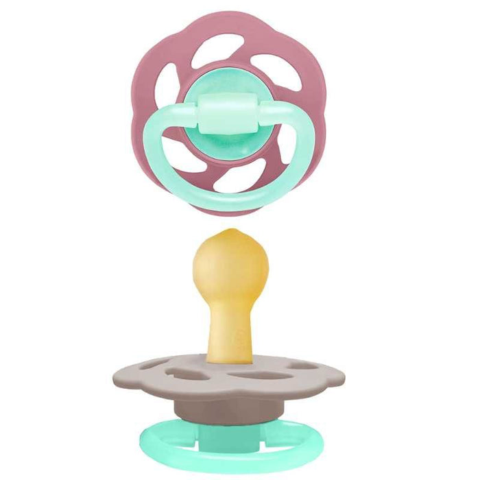 Nip Cherry Air Night Glow In The Dark Round Latex Soother - Size 2 (6 Months+)