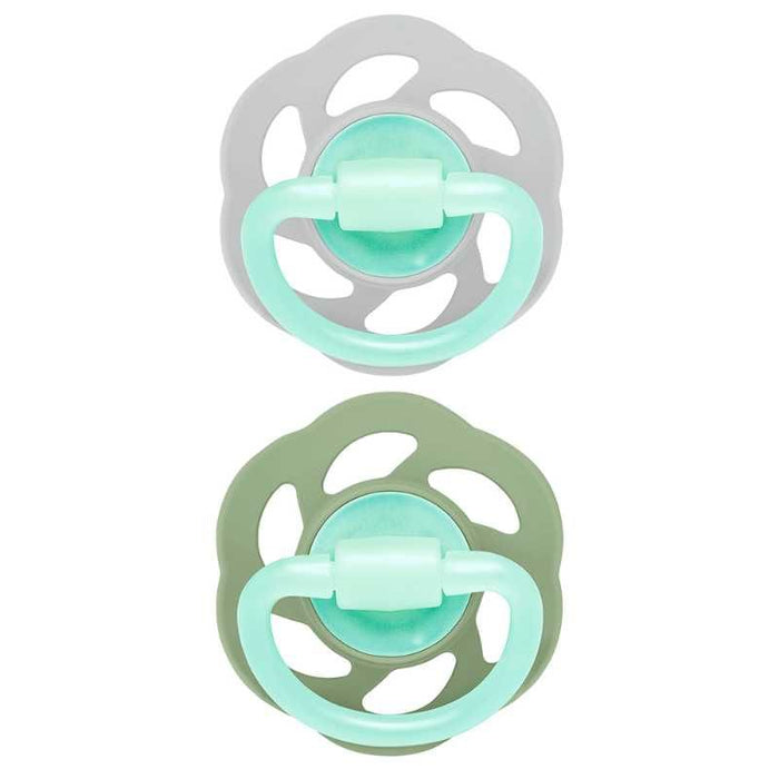 Nip Cherry Air Night Glow In The Dark Round Latex Soother - Size 2 (6 Months+)