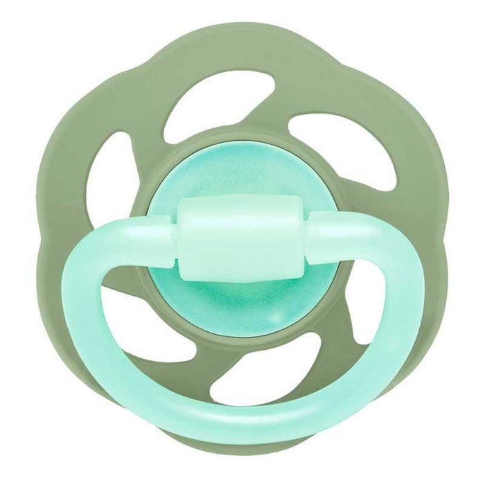 Nip Cherry Air Night Glow In The Dark Round Latex Soother - Size 2 (6 Months+)