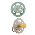 Nip Cherry Round Baby Pacifier Night Glows In The Dark (0-6 Months) - Pack of 2
