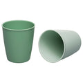 Nip Drinking Beaker Bio-based Plastic - Green (2 Pcs)