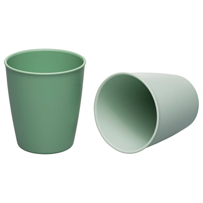 Nip Drinking Beaker Bio-based Plastic - Green (2 Pcs)