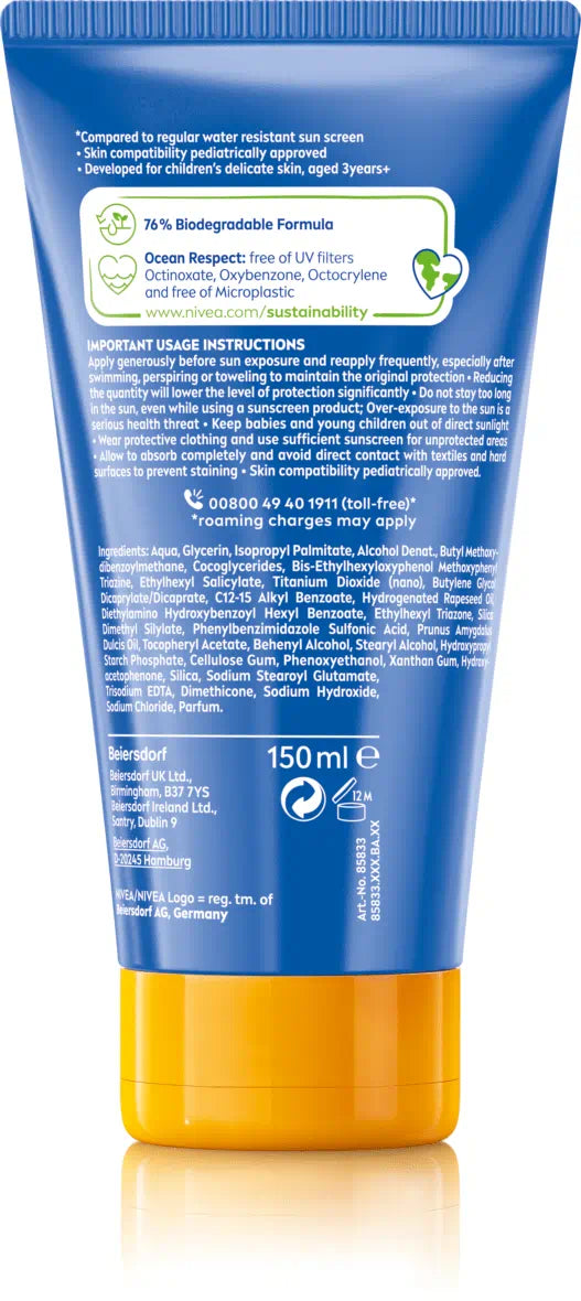 Nivea Sun Lotion Kids Protect & Play Spf 50+ (200ml)