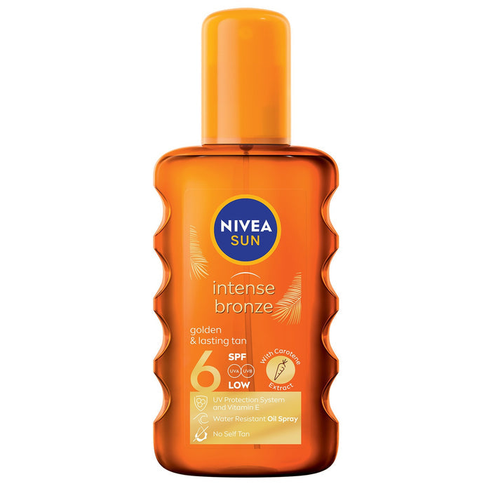 Nivea Sun Spray Oil Intense Bronze Spf 6 (200ml)