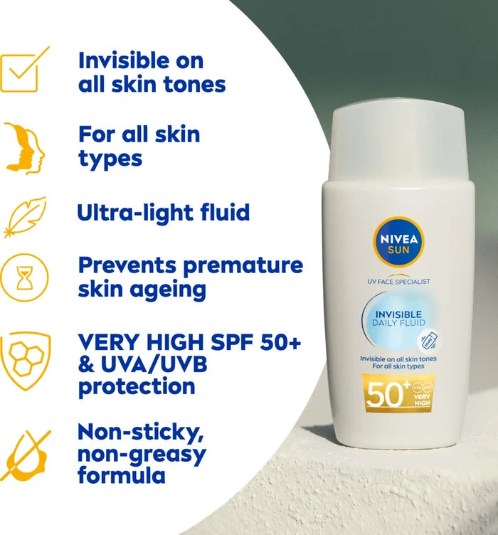 Nivea Sun Uv.invisble Day Fluid (40ml)
