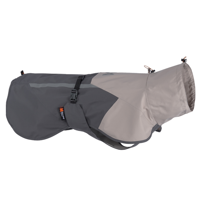 Stock image of the Fjord Jacket 2.0 with two-tone colours in grey, featuring reflective details.
