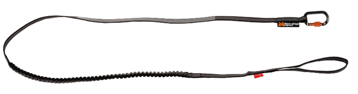 Stock image of the Touring Bungee Lead, showing the smaller carabiner clip.
