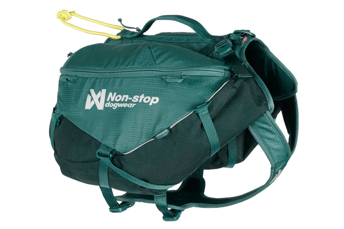 Teal Non-stop Dogwear Trail Quest Harness on a white background.