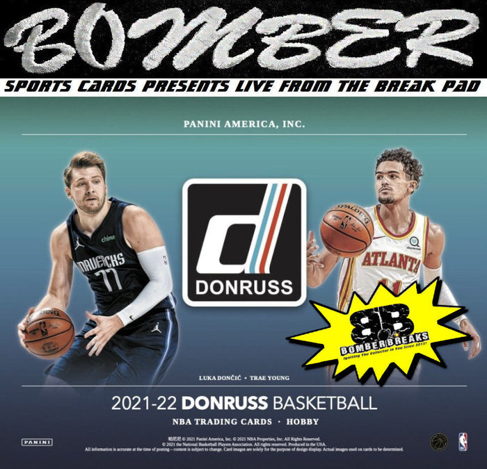 (NOW A FILLER) 4pm EST FRIDAY - 2021/22 Panini Donruss Basketball Hobby 2 Box Break - Pick Your Team #5 - Live 2/25/22