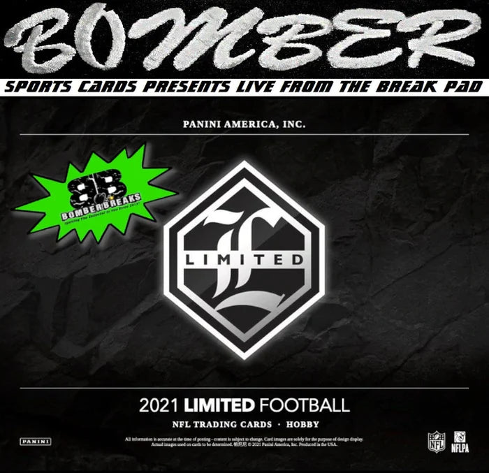 (NOW A FILLER) 8:00pm EST - SUNDAY - 2021 Panini Limited Football 7 Box Half Case Break - Pick Your Team #6 - Live 3/20/22