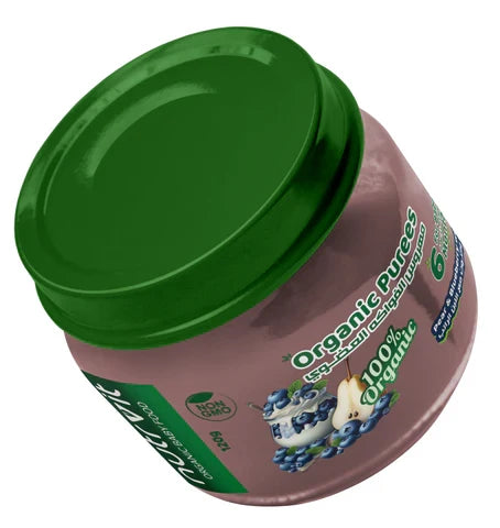 Nutrvit Pear, Blueberry Curd Puree (120g)
