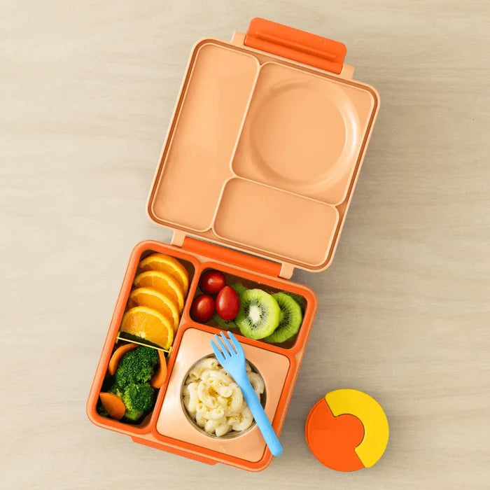 Omie Box Thermos Lunch Box For Kids Dual Insulation 3 Way Color (250ml)