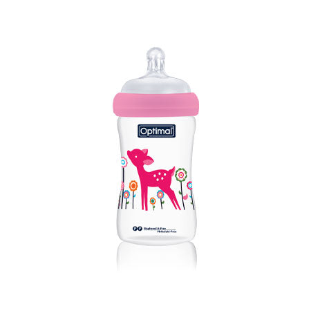 Optimal Extra Wide Neck Feeding Bottle (240ml)