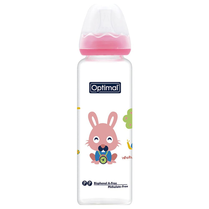 Optimal Glass Feeding Bottle (240ml)
