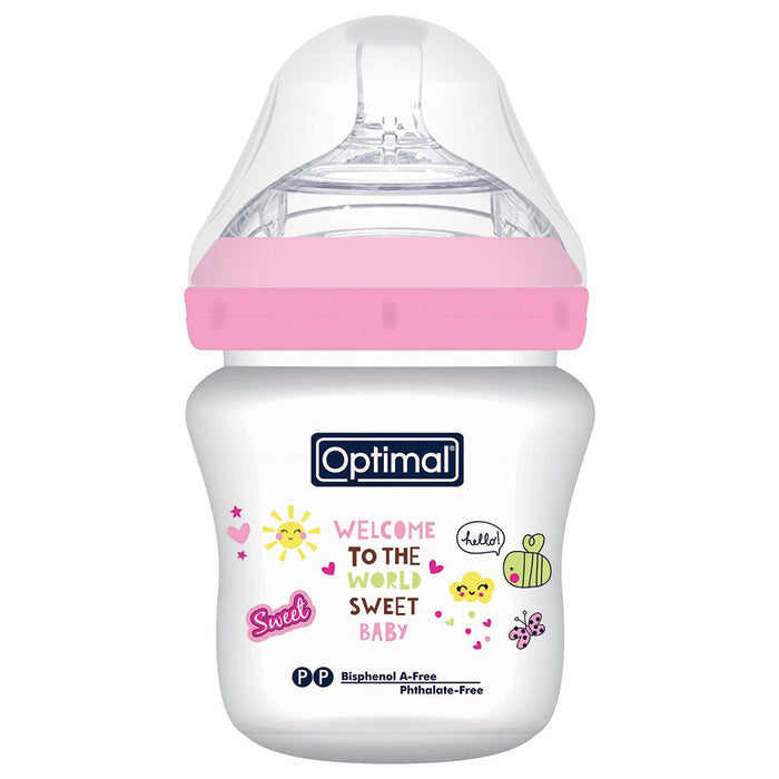 Optimal Mamilla Extra Wide Neck Feeding Bottle (210ml)