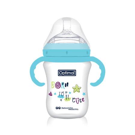 Optimal Mamilla Extra Wide Neck Feeding Bottle (300ml)