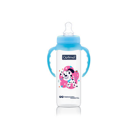 Optimal Narrrow Neck Orthodontic Feeding Bottle With Handle (240ml)