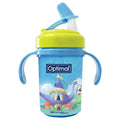Optimal Non Spill Easy Sip Silicone Spout With Handle (Blue, 240ml)