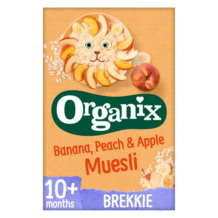 Organix Banana, Peach & Apple Muesli (200g)