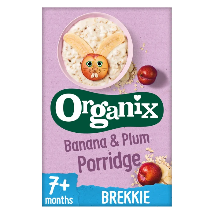 Organix Banana & Plum Porridge (200g)