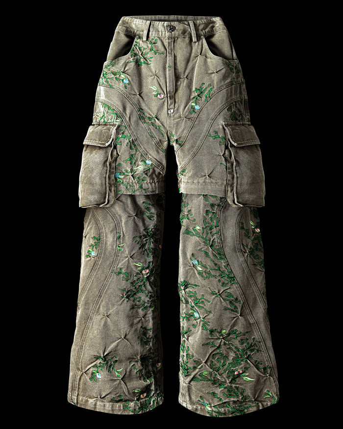 ‘OVERGROWTH’ CONVERTIBLE PANTS