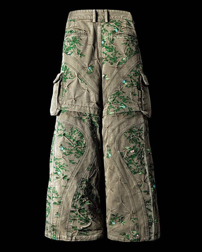 ‘OVERGROWTH’ CONVERTIBLE PANTS
