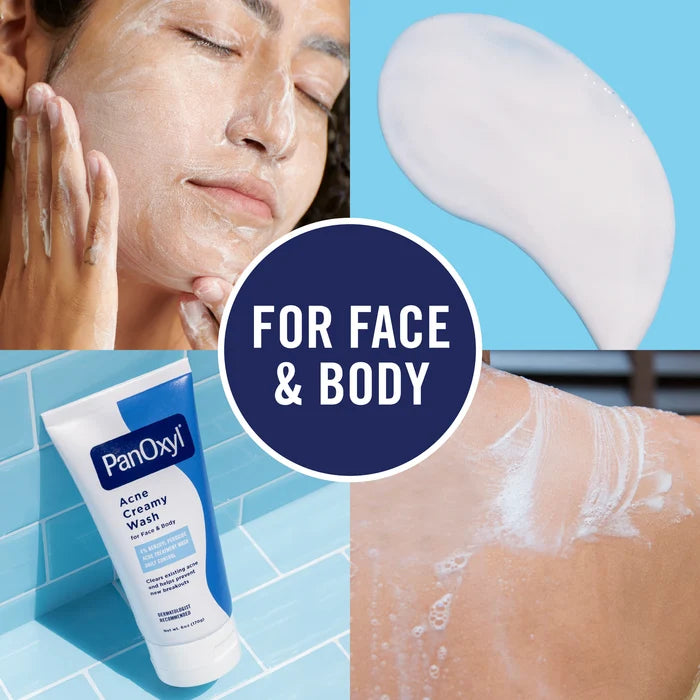 PanOxyl Acne Creamy Wash 4% Benzoyl Peroxide 170g