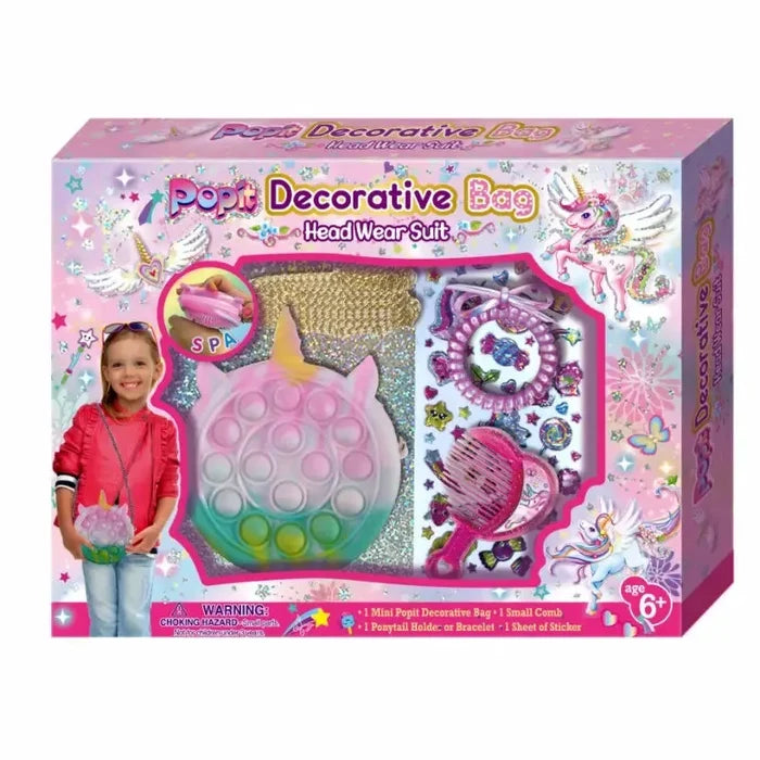 Pecoware Popit Decorative Bag Headwear Suit