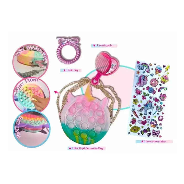 Pecoware Popit Decorative Bag Headwear Suit