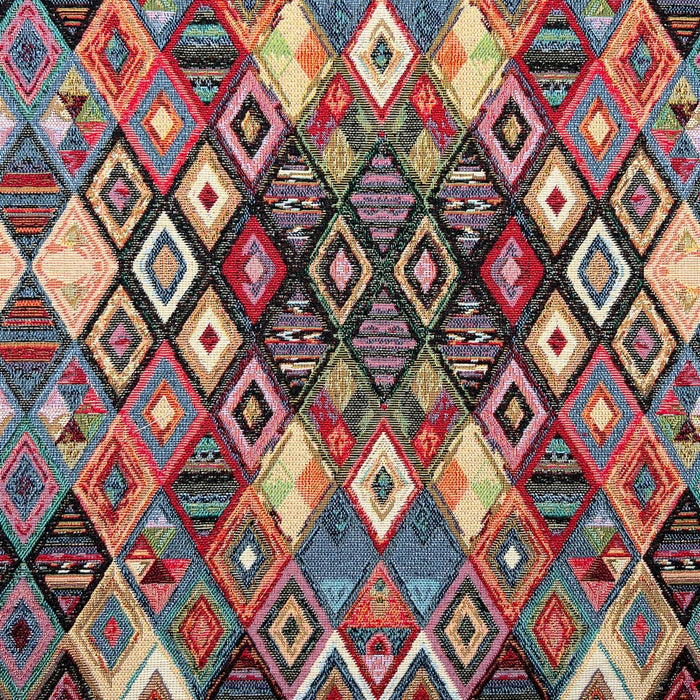 Peruvian aztec designed on an upholstery tapestry fabric