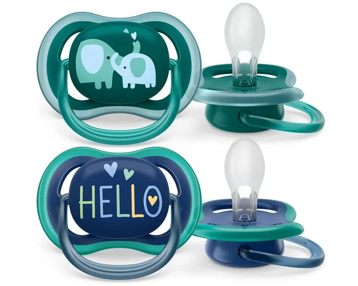 Philips Avent Ultra Pacifier Deco - Pack of 2 (18 Months)