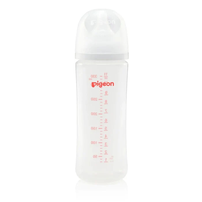 Pigeon  Softouch WN3 Nursing Plastic Bottle With  L-Sized Nipple (330ml, 6 Months)