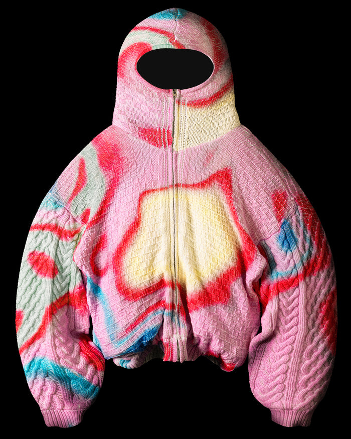 PINK ‘SPCTRM’ KNIT JACKET