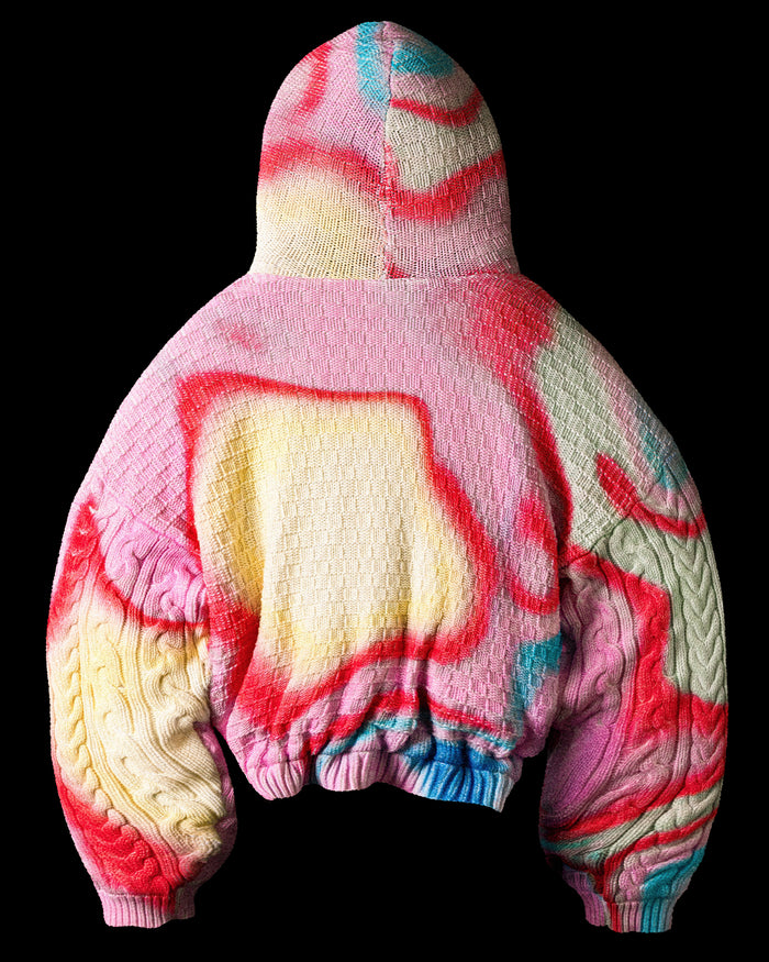 PINK ‘SPCTRM’ KNIT JACKET